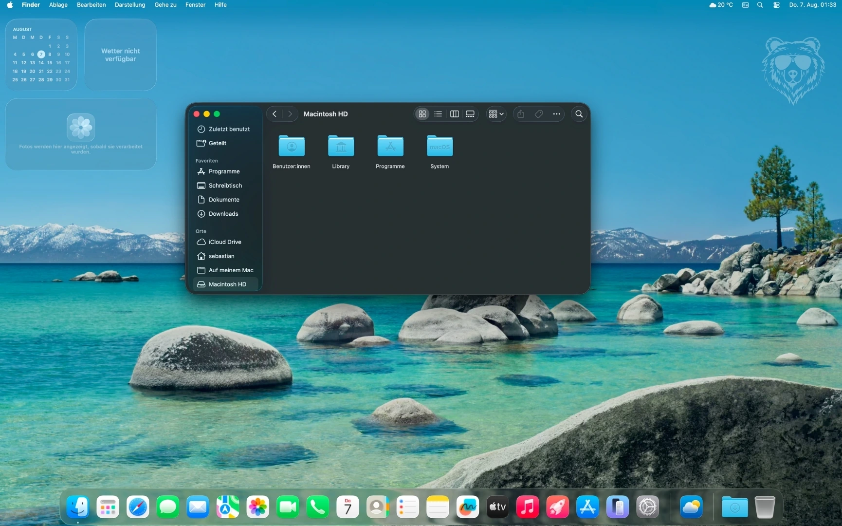 macOS26 Beta - Desktop