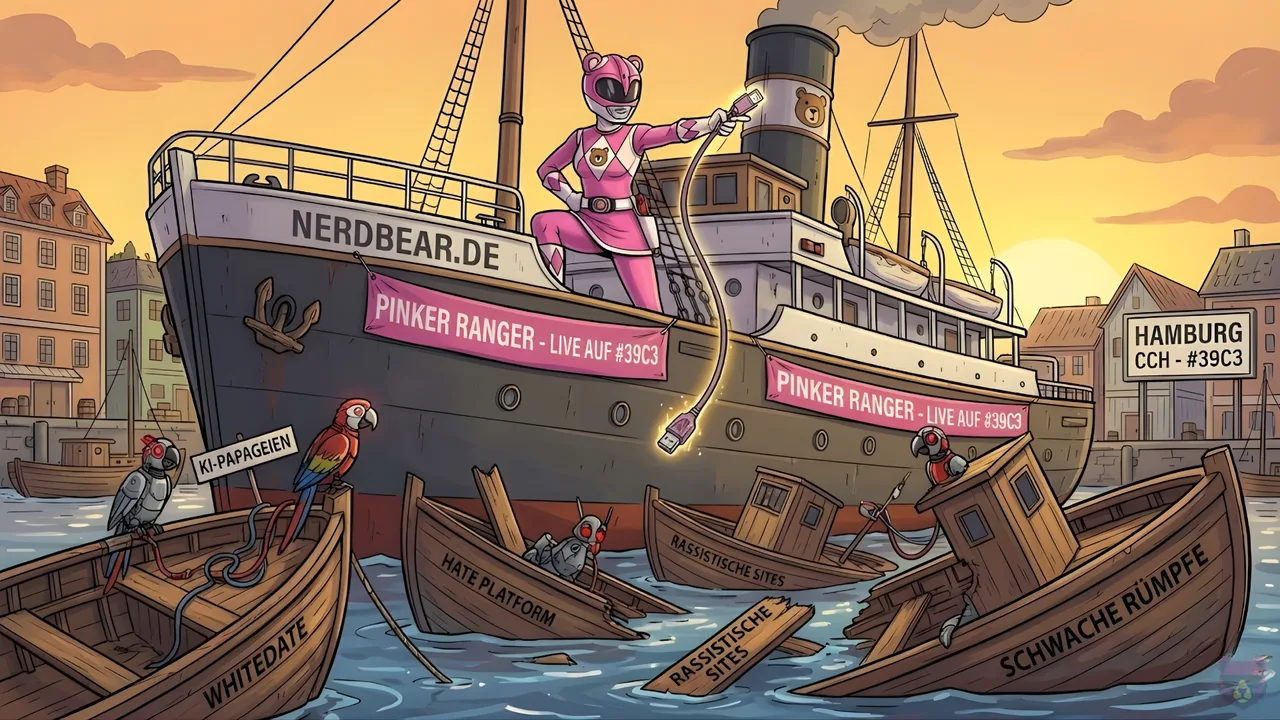 Pinker Ranger – Rassistische Plattformen kentern live auf dem #39C3
