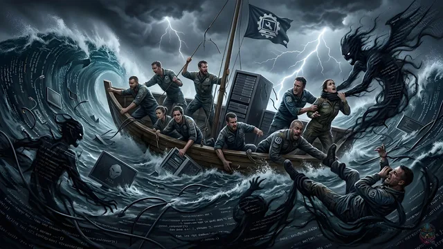 IT-Crew in Seenot – Psychische Brecher lassen die Digitalflotte kentern