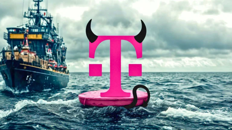 Magentafarbene Dreistigkeit: Glasfaser kommt, Drücker voraus